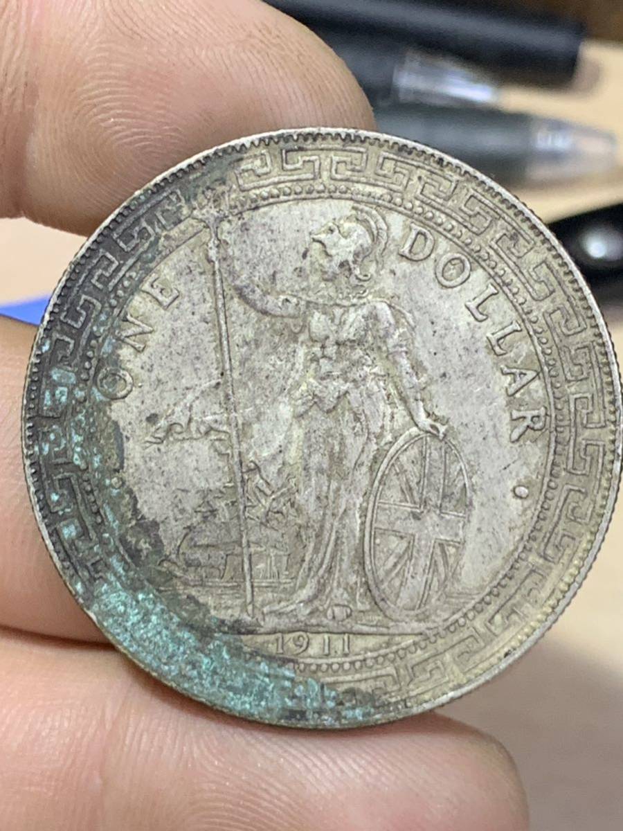 古銭 0 Hong 銀貨 Trade Britain Great 貿易銀 B Dollar Kong イギリス