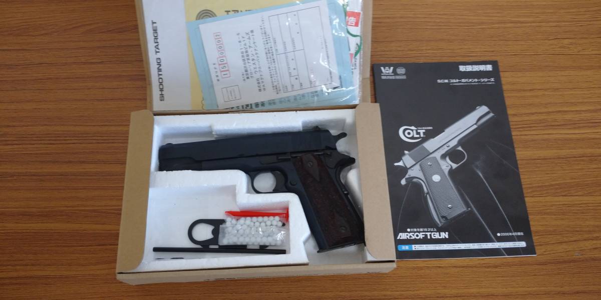 WA コルト M1911 ワイルド バンチ ガンブルーモデル ウエスタン