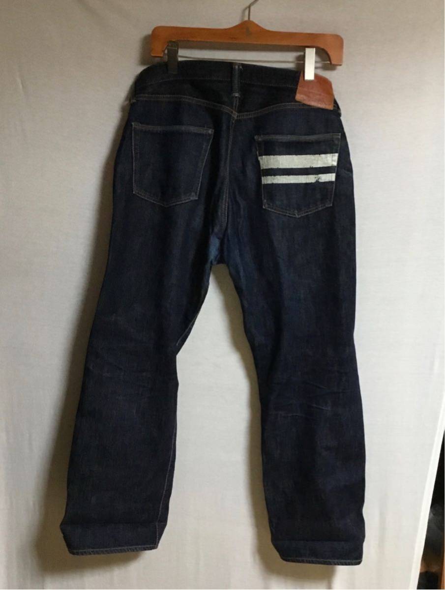 M*M様 Momotaro Jeans 出陣モデル ボタンフライ デニムパンツ ☆N08☆糸切れあり 桃太郎ジーンズ MOMOTARO JEANS 出陣クラシック