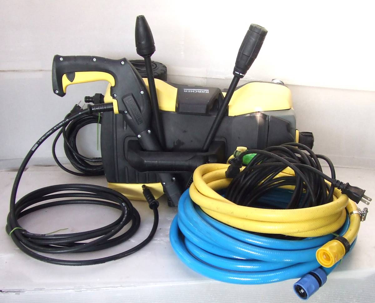 ケルヒャー☆中古良品☆ k3 Follow Me☆7点セット☆作業しながら本体も 