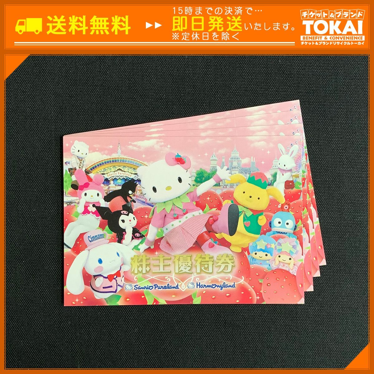 TH8i [送料無料] 株式会社サンリオ 株主優待券(ピューロランドまたは