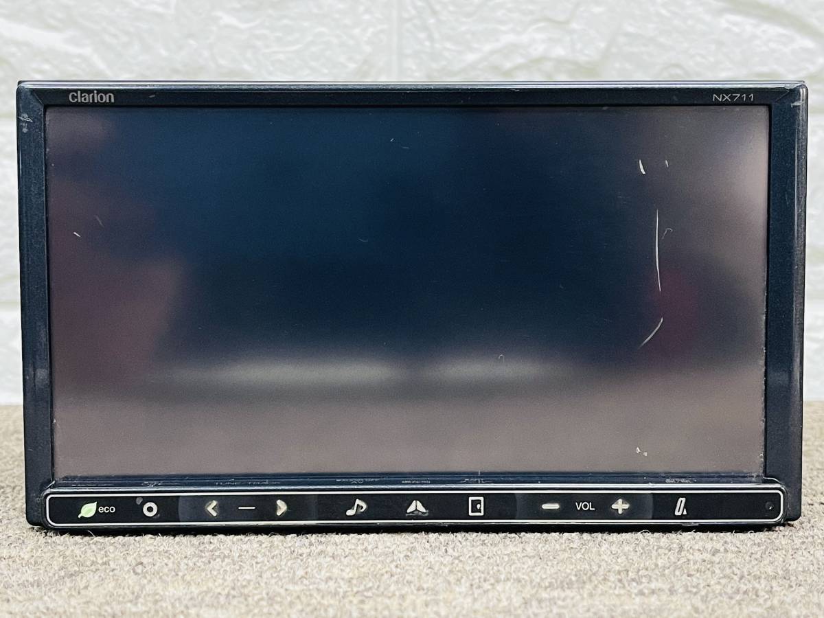 メモリーナビ クラリオン NX711 TV ☆30日間保証☆地図2024年トヨタ純正 NSZT 【地図2011年】Clarion メモリーナビ NX711★CD/DVDビデオ/Bluetooth★動作品