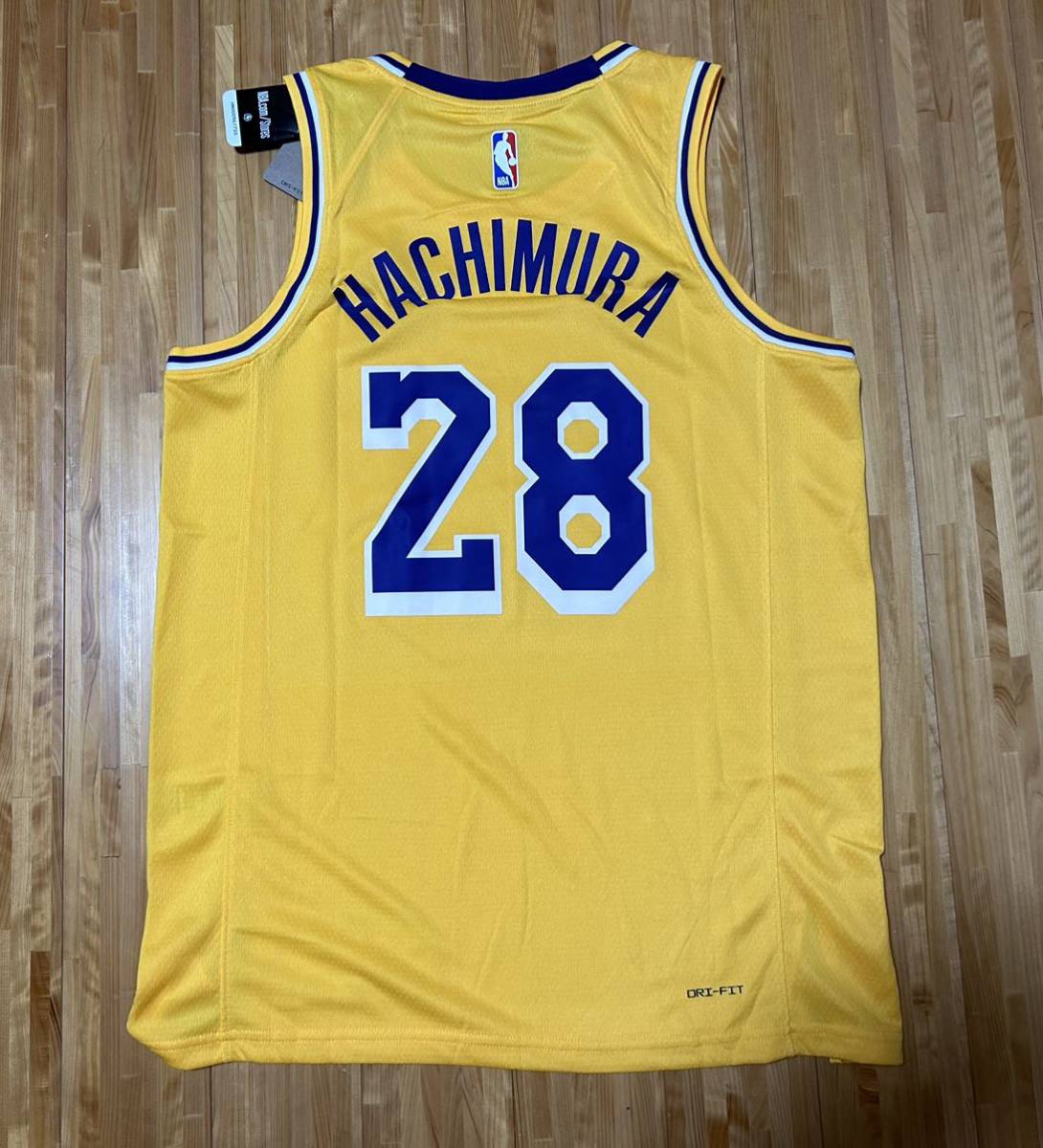 レイカーズ　八村　ユニフォーム　上下　セット　アップ　コービー　レブロン NBA レイカーズ ユニフォーム コービー レブロン 八村塁 新品白