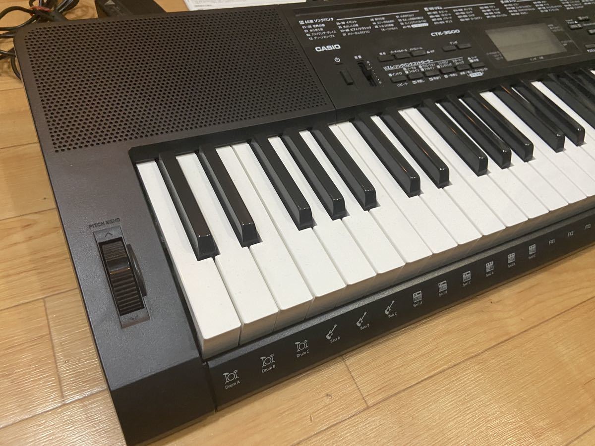 美品】CASIO CTK-3500 キーボード 楽天市場】カシオ計算機 CASIO CTK