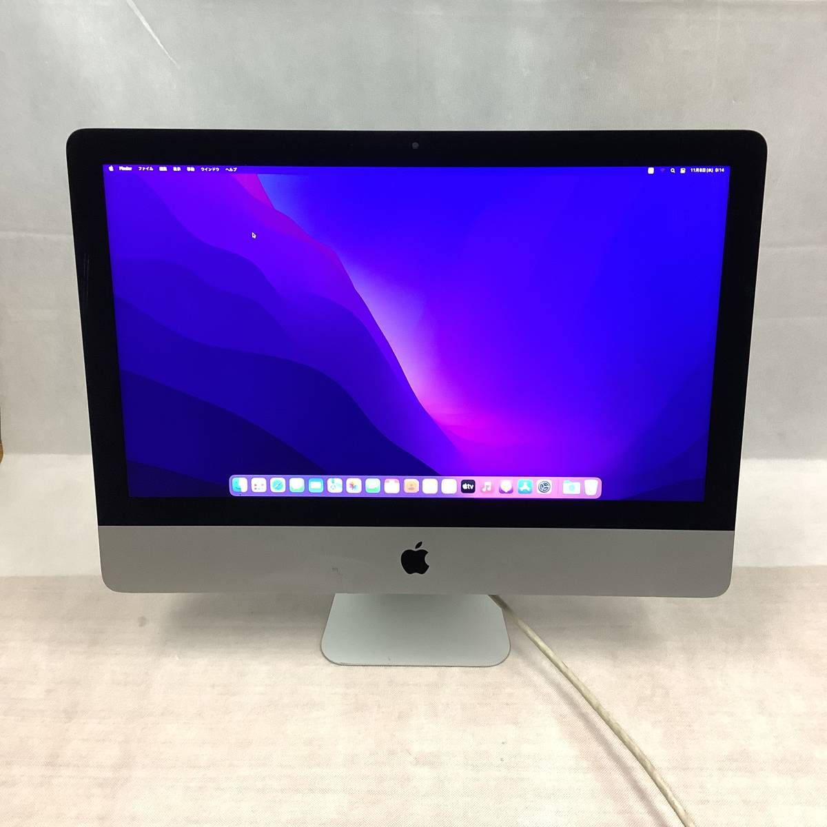 K5111060 Apple iMac A2116 21.5インチ 1点(CPU Intel Core i5-8500/メモリ 16GB/SSD 28GB+HDD 1TB)【通電OK】