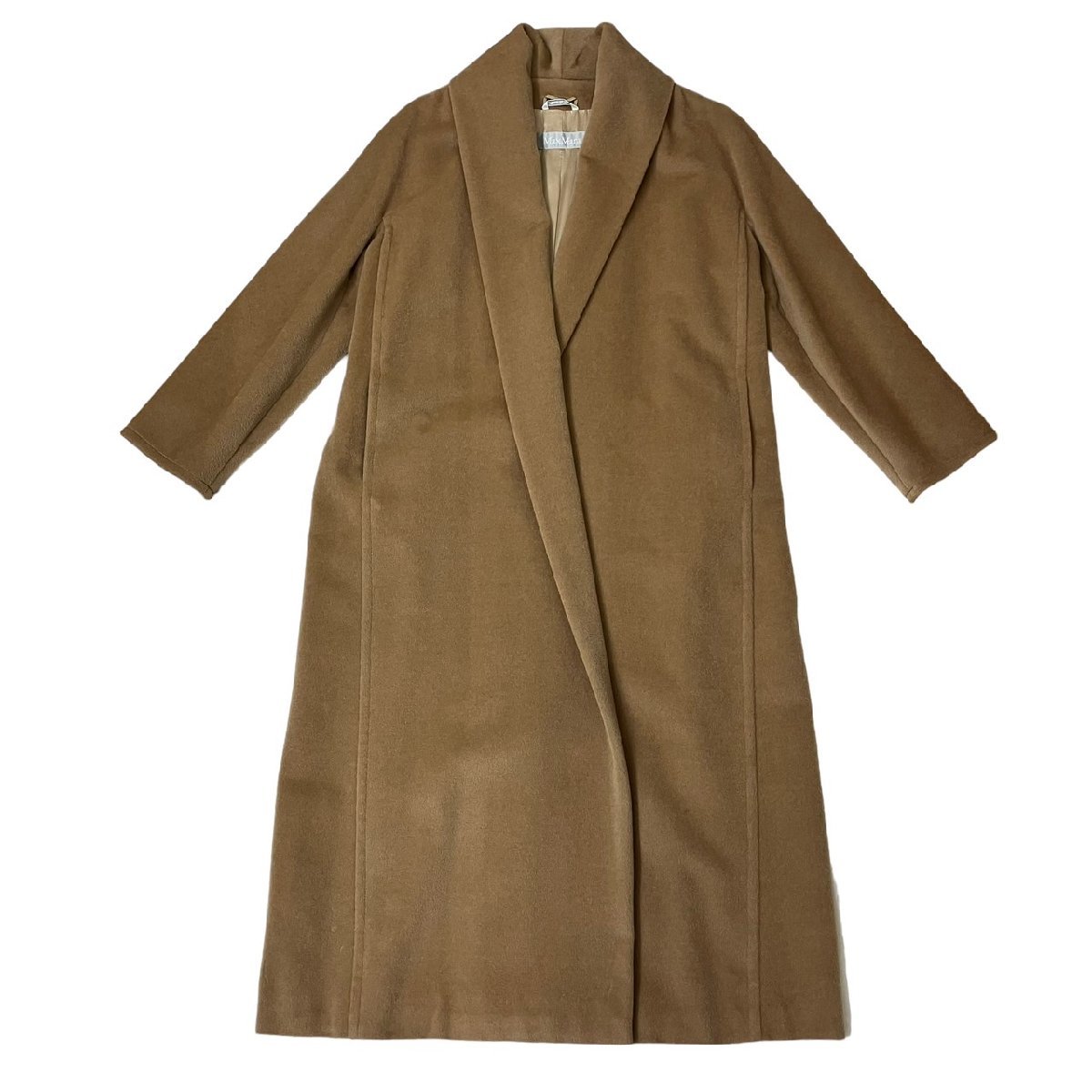 MAX MARA マックスマーラ ガウンロングコート ベルテッド 銀タグ 