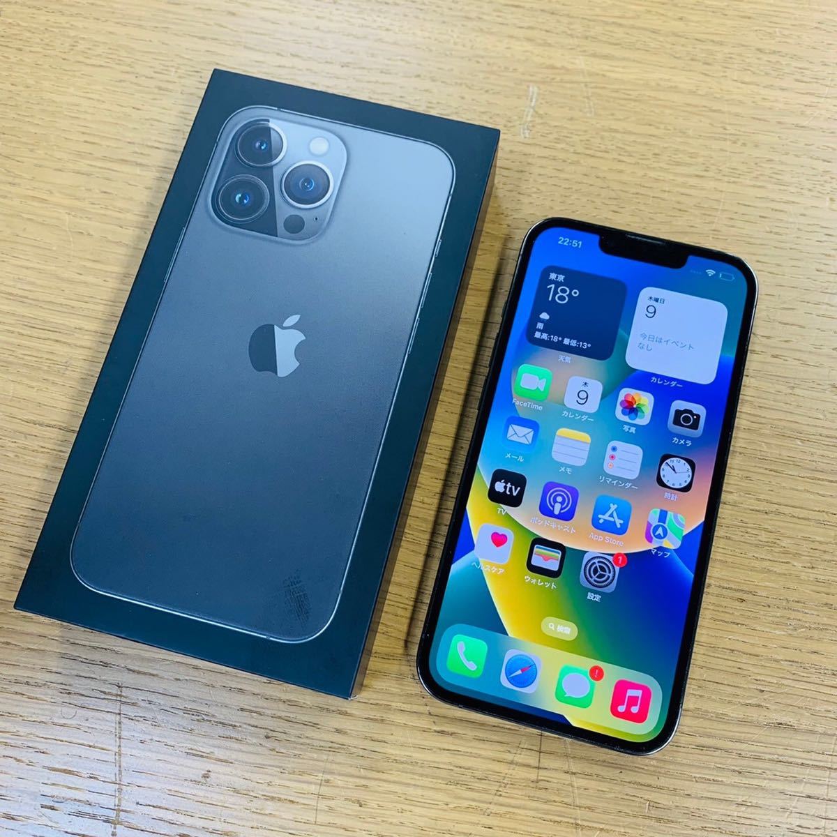  iPhone 13 Pro 128GB MLUE3J/A バッテリー90% au判定 SIMフリー NN6765(iPhone)｜売買されたオークション情報、yahooの商品情報をアーカイブ公開 - オークファン iPhone