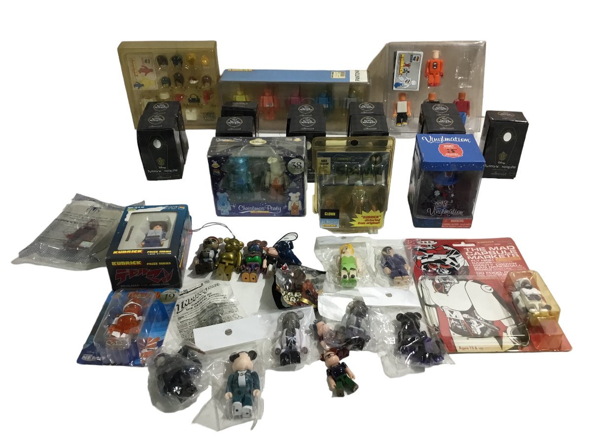 ★レア BE＠RBRICK ベアブリック キャラクターグッズ他 大量まとめ売り フィギュア他 Disney TWISTED-WONDERLAND他 コラボ 現状品2.00kg★