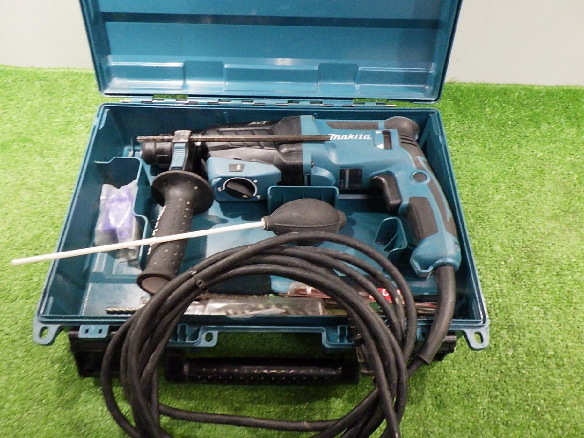 マキタ 26㎜ハンマドリル HR2631F Makita 電動工具 ドリル 大工道具 穴あけ 穿孔 動作確認済 現状渡し品 中古品 231110