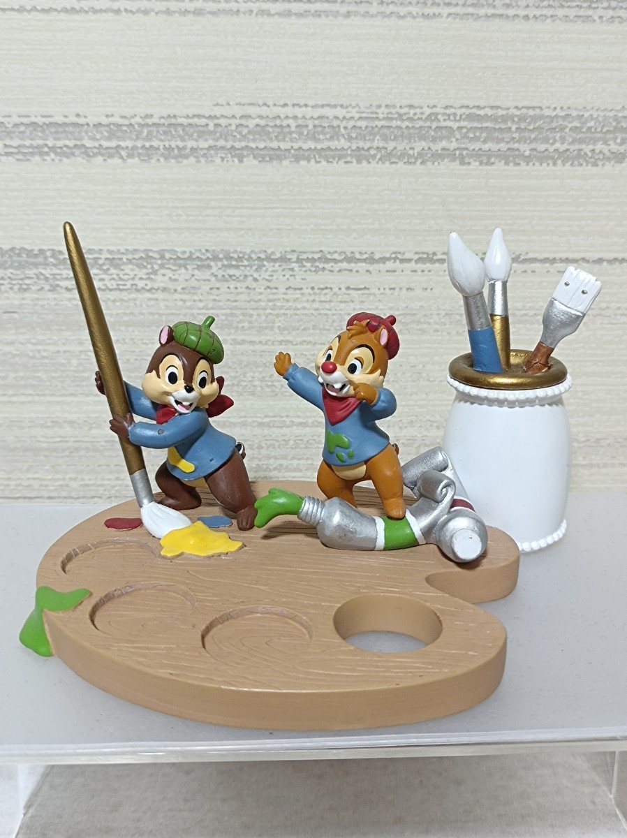 ディズニーストア チップ＆デール クラリス 小物入れ LEDライト
