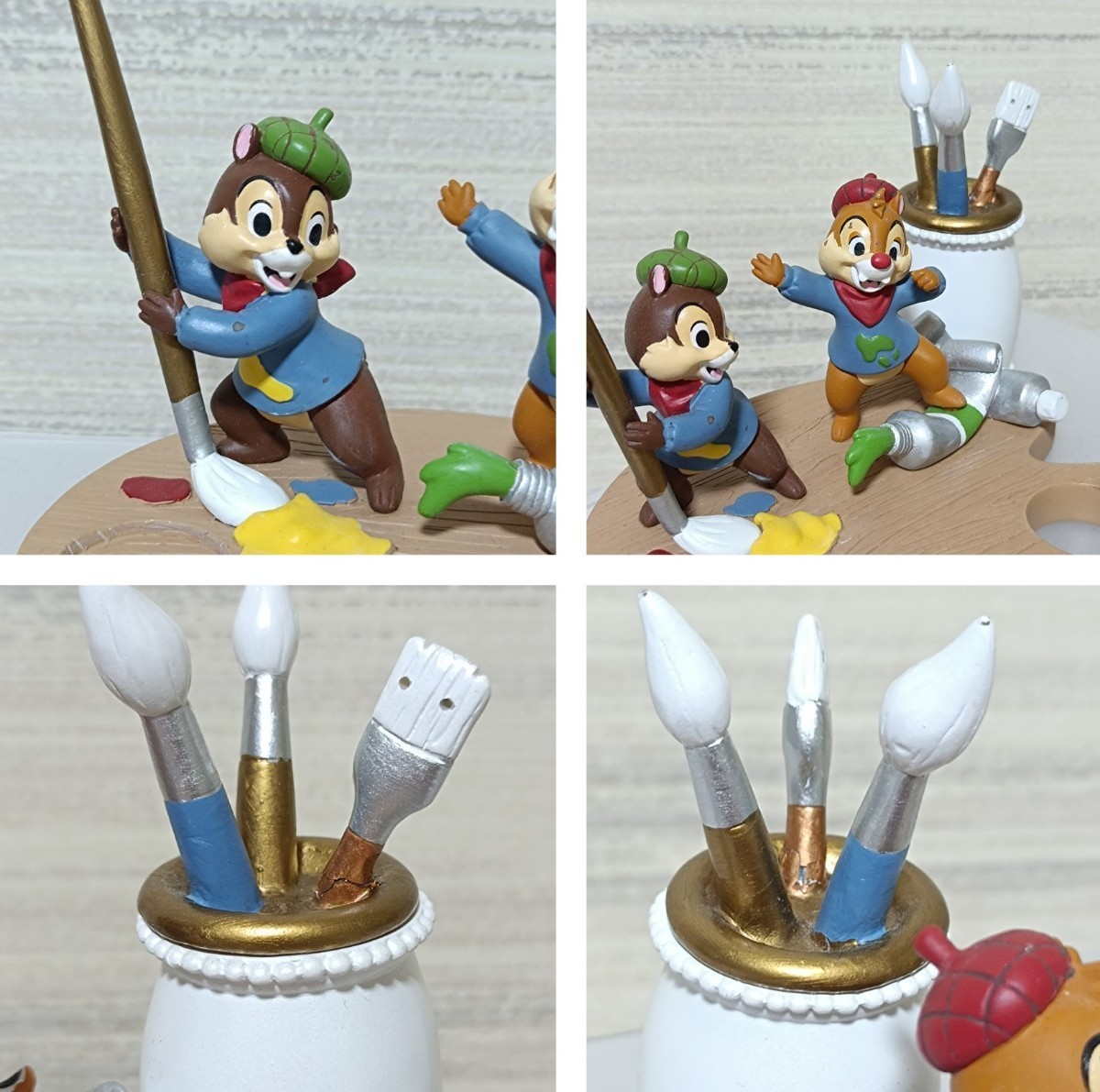 ディズニーストア チップ＆デール クラリス 小物入れ LEDライト