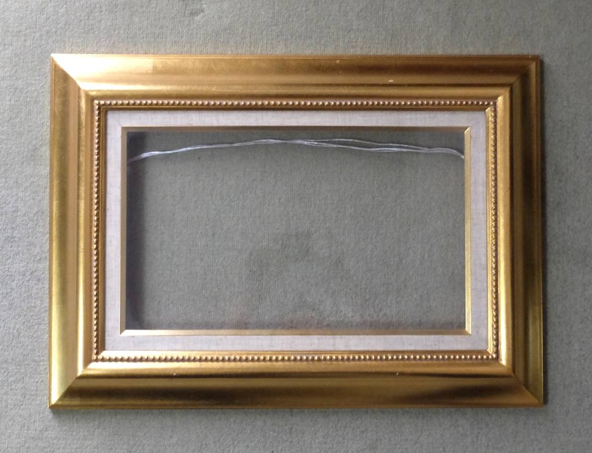 アンティークゴールド額縁M6 額縁 金色 サイズ M6号 油絵用 アンティーク ゴールド