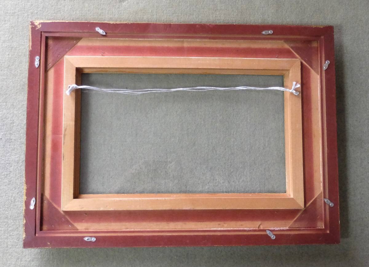 額縁 金色 サイズ M6号 油絵用 アンティーク ゴールド