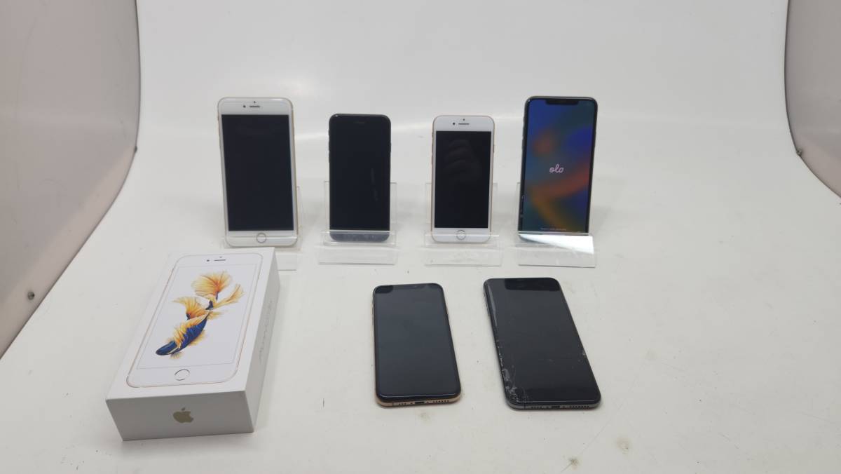 5673】1円~ Apple iPhone まとめ 11 Pro Max A2218 6s Plus A1687 SE2