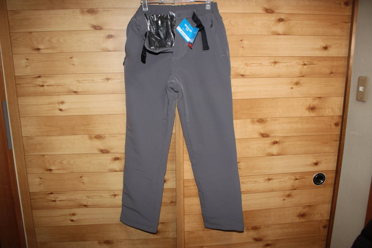 未使用コロンビアColumbia　メンズL　グレー　中綿入り厚手パンツ　裏地アルミオムニヒート　トレッキングパンツ PM5572　