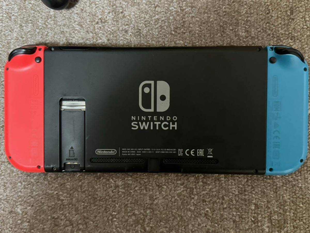 Switch Nintendo 本体 任天堂 ネオン ネオンブルー ニンテンドー : (L