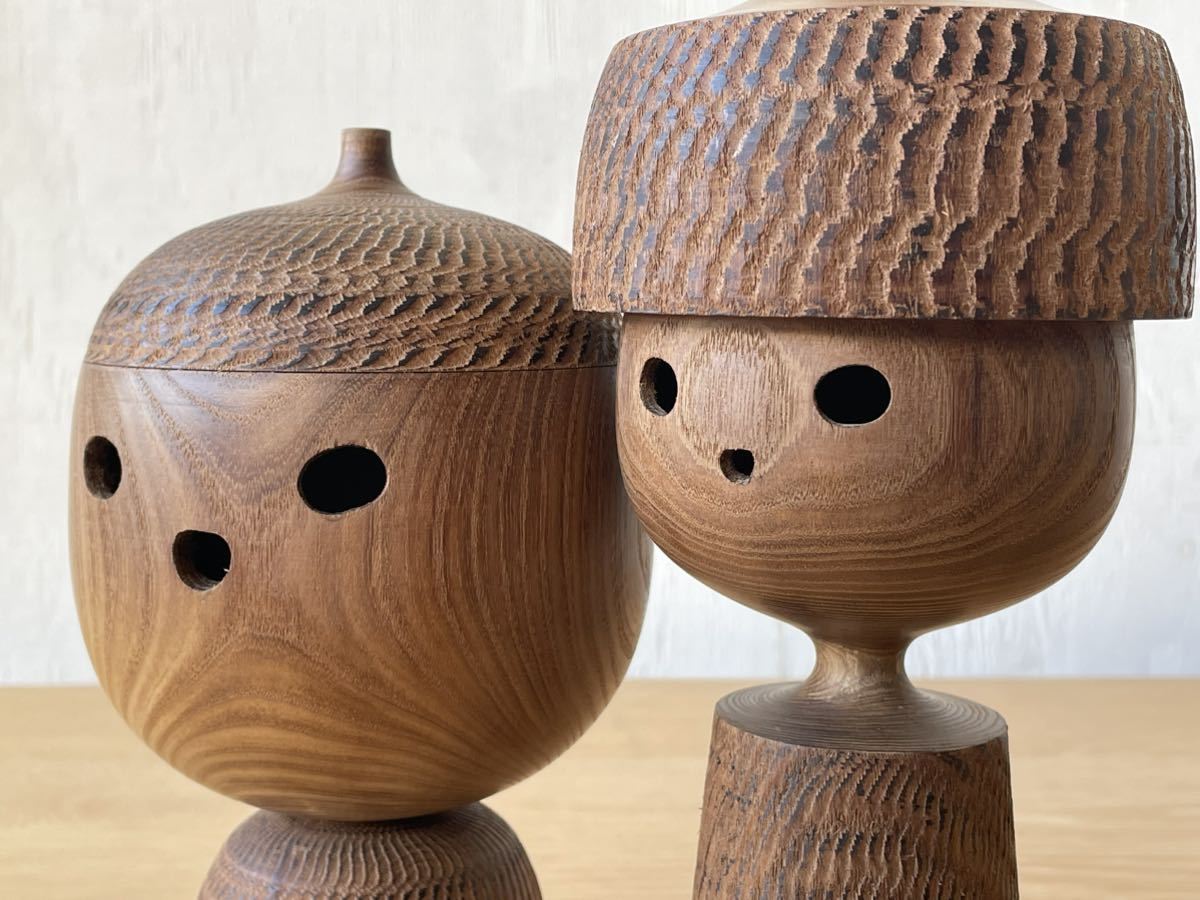 ［美品］石原日出男 創作こけし アンティーク 昭和レトロ レア Yahoo!オークション - 「(石原)」こけし (日本人形) の落札相場・落札価格