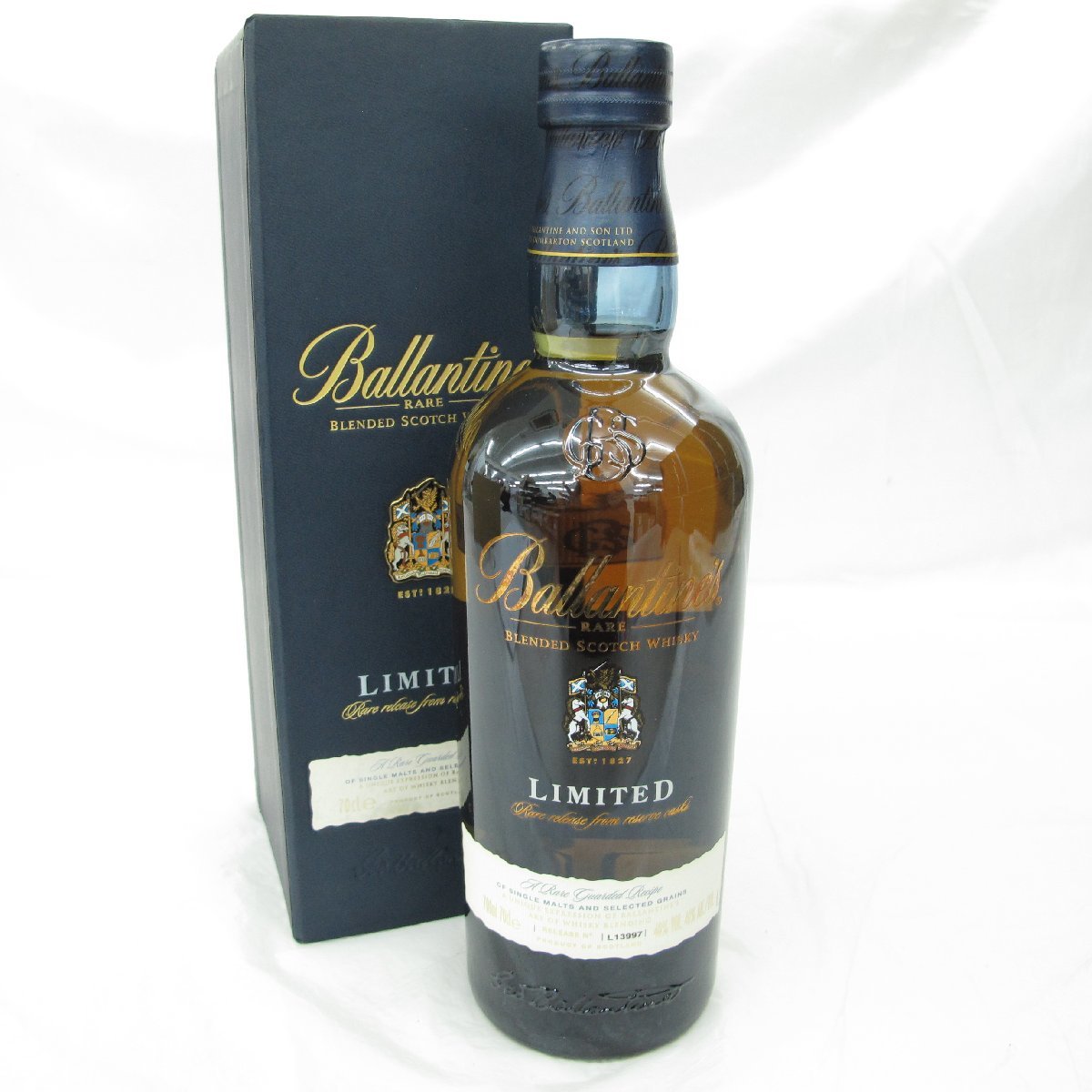 得価，100%新品 未開栓 Ballantine's バランタイン レア リミテッド ウイスキー 700ml 40％ 箱付 11426548 1115(スコッチ)｜売買されたオークション情報、yahooの商品情報をアーカイブ公開 - オークファン スコッチ
