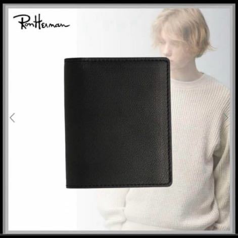 ロンハーマン RonHerman 財布 レザー ブラック 男性用 ロンハーマン