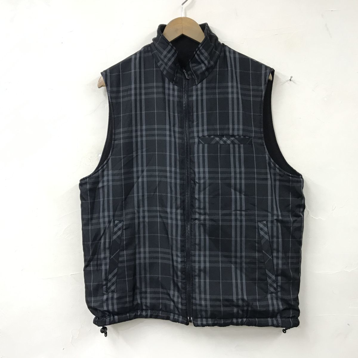 N897-N◇良品◇ BURBERRY GOLF バーバリー ゴルフ フリースベスト