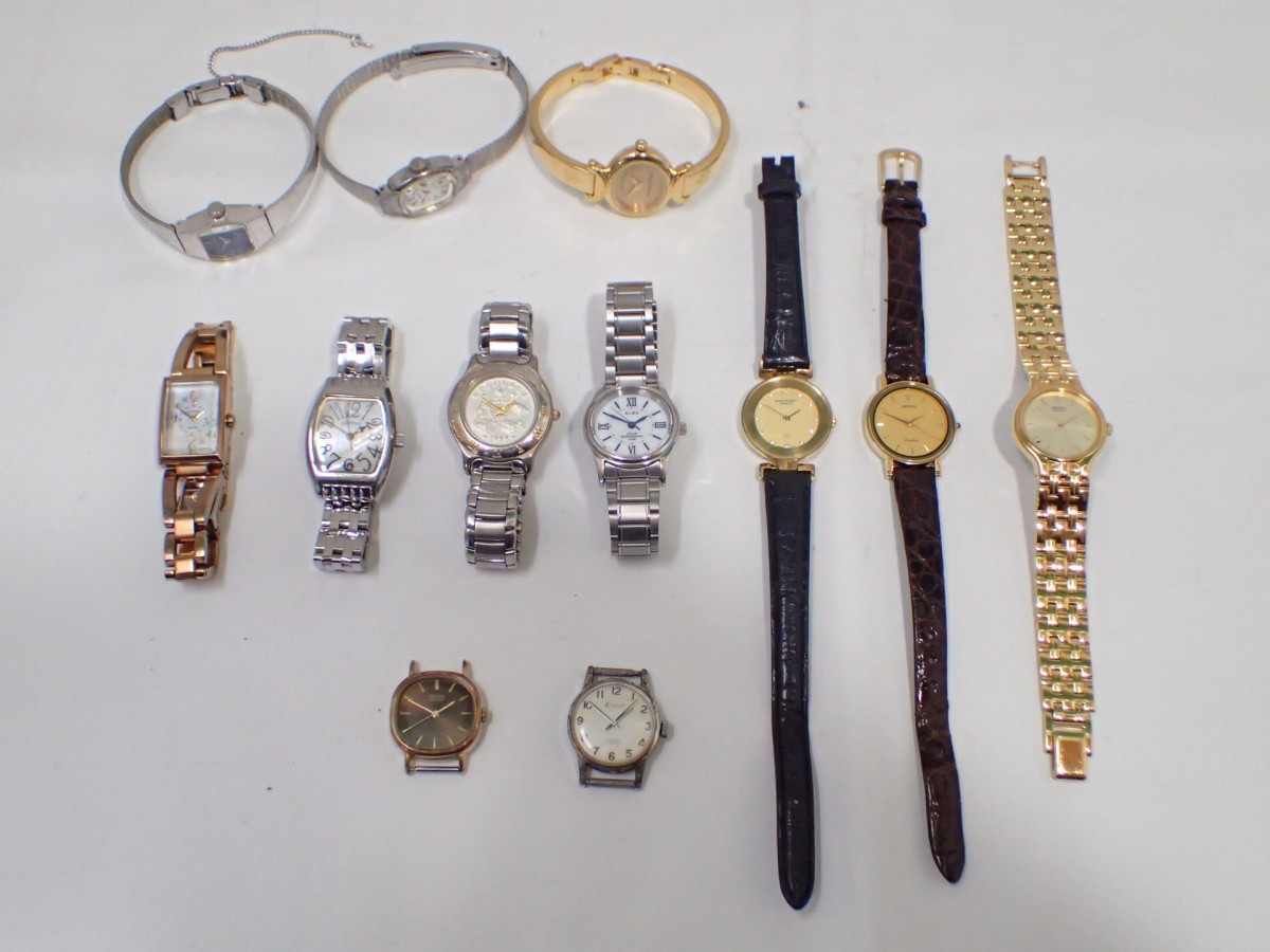 m1999/ レディース腕時計 12点 まとめて SEIKO ALBA CITIZEN ORIENT JEAN PERRET GIORGIO Beverly Hills SIXPENCE 1955 他 現状品 ジャンク