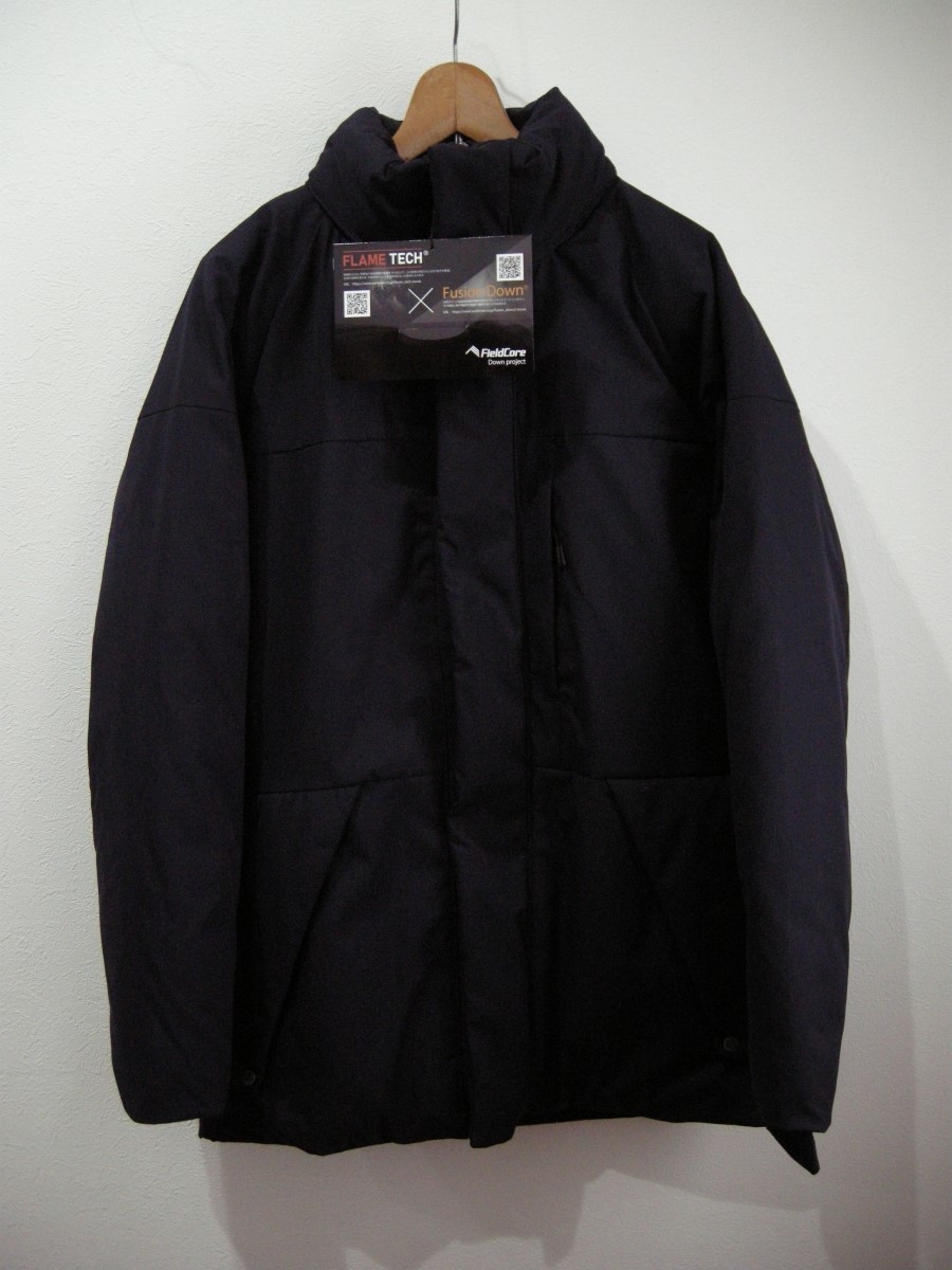 新品 ダウンジャケット L サイズ FLAME-TECH 洗えるフュージョンダウンリトルモンスターパーカー ワークマン