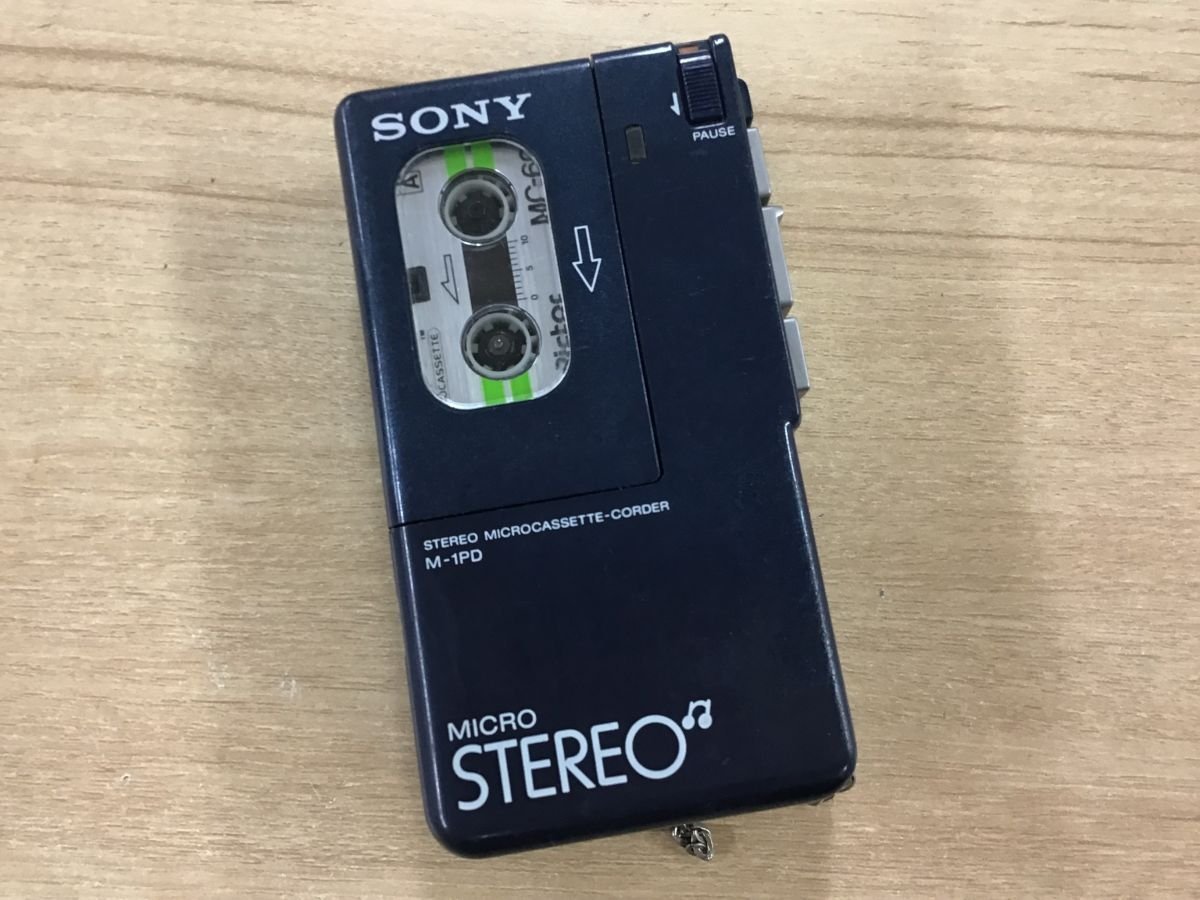 SONY ソニー マイクロカセットレコーダー M-1PD ホワイト オーディオ