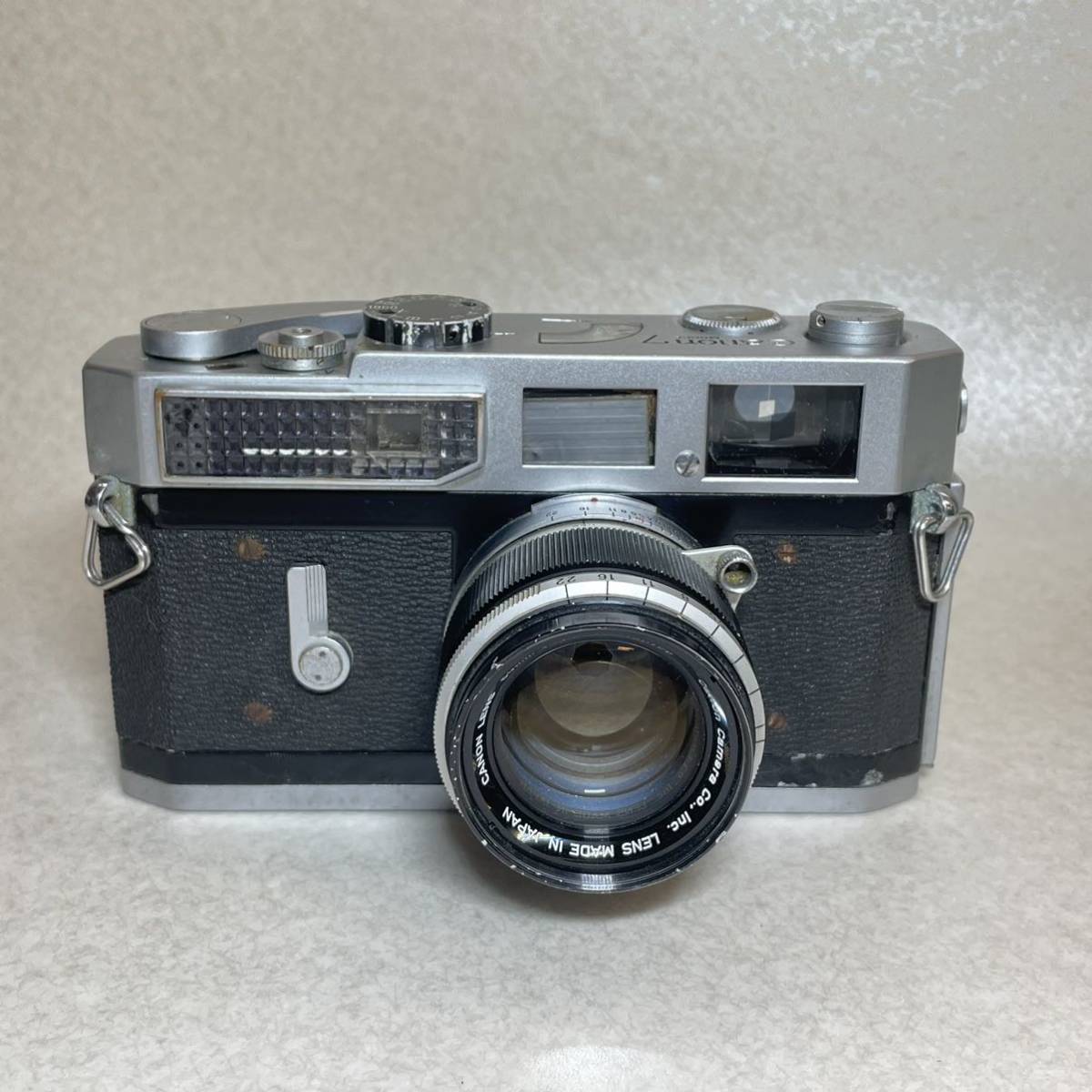 Canon 7 レンジファインダーカメラ フィルムカメラ 50mmレンズ付き W3-1）キャノン Canon 7 LENS 50mm 1:1.8 レンジファインダーカメラ