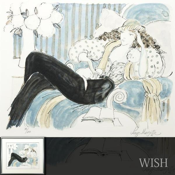 サージ マルジス SERGE MARJISSE『赤い花』 【真作】【WISH】サージ