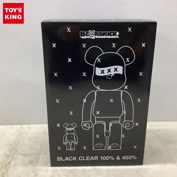 【限定セール，豊富な】 1円〜 BE@RBRICK ベアブリック GOD SELECTION XXX BLACK CLEAR 100% & 400%(キューブリック、ベアブリック)｜売買されたオークション情報、yahooの商品情報をアーカイブ公開 - オークファン キューブリック、ベアブリック