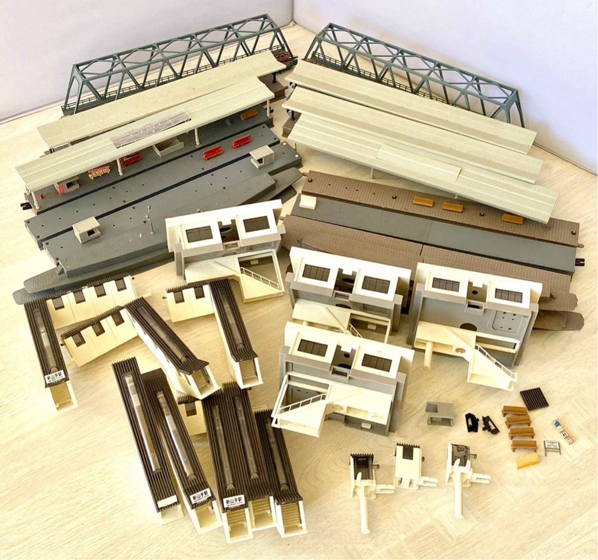 鉄道模型 Nゲージ ストラクチャー ホーム まとめ売り ジャンク 鉄道