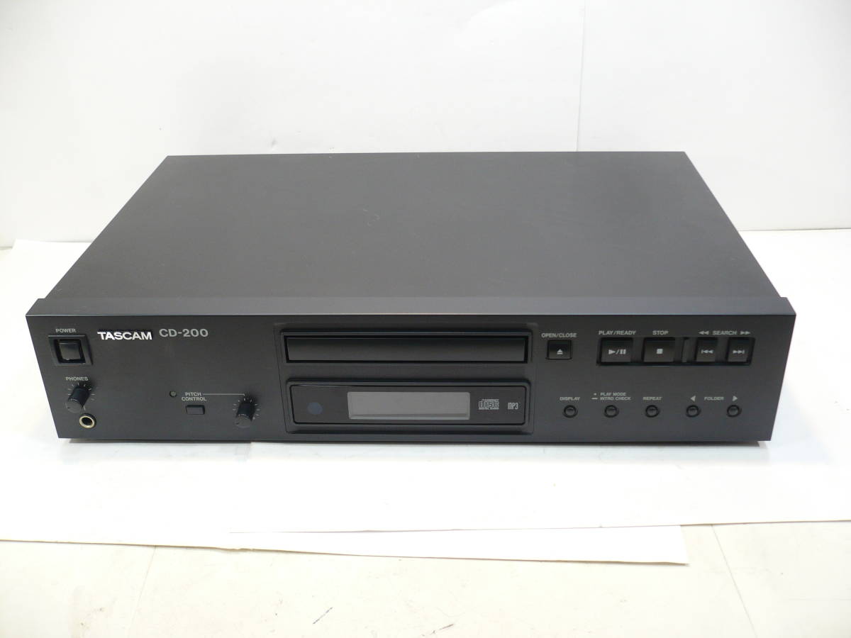 ★中古品★TASCAM 業務用 CDプレーヤー CD-200