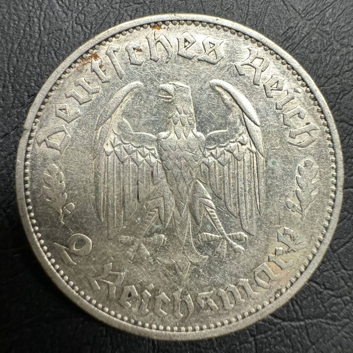 ナチス 1934 シラー生誕175周年記念 2ライヒマルク 銀貨 ドイツ 極美品