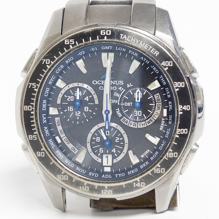 10 06-582029-14 [Y] 【本体のみ】 CASIO カシオ OCEANUS オシアナス 5008 OCW-M800 タフソーラー 電波ソーラー メンズ 腕時計 名06