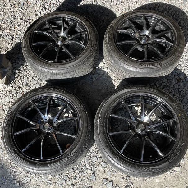 WEDS SA-10R 18インチ 5穴 PCD114.3 ハブ径73mm 7.5j 8.5j アルミ