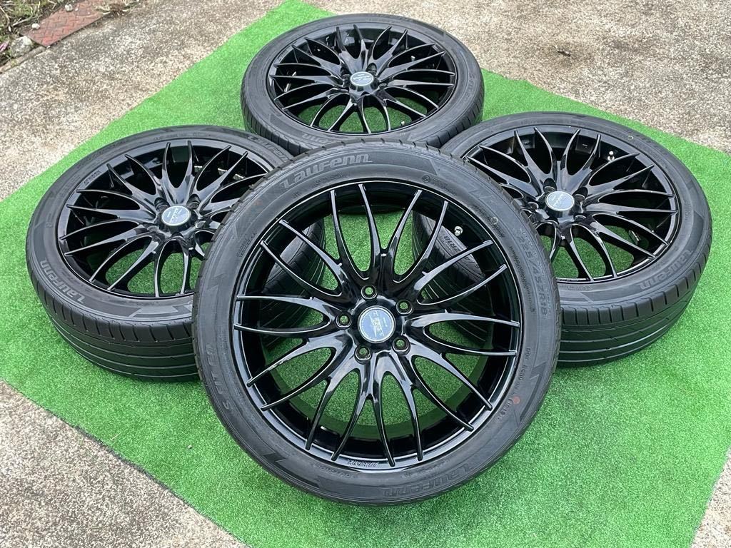 WORK ワーク STEEZ 18インチ ホイール 7.5J +55 114.3/5H 4本☆G88