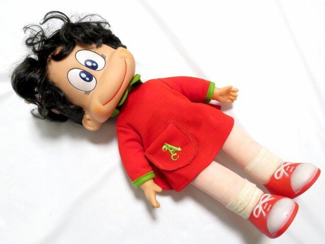 当時物　ポピー あさりちゃん ソフビ ◇当時物 44㎝ アサリちゃん ポピー あさりちゃん ソフビ 人形 ドール