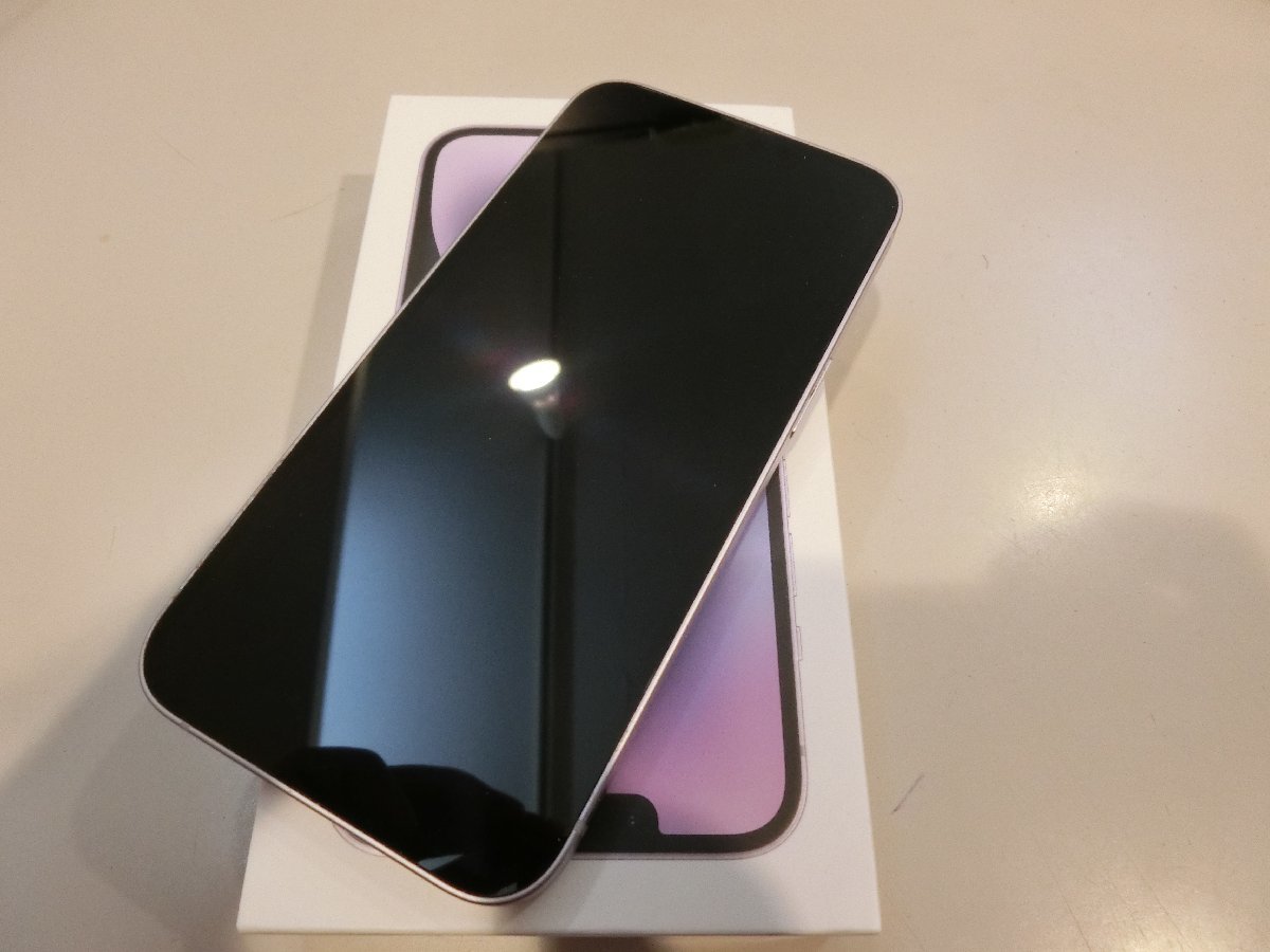 iPhone 14 128GB パープル SIMフリー 極美品 SIMフリー☆iPhone14