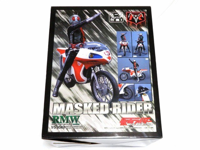RMW 仮面ライダー新1号＆新サイクロン号 「仮面ライダー」 レインボープロダ… ◇レインボー企画 RMW 仮面ライダー 新1号 ＆ 新サイクロン号 1/5