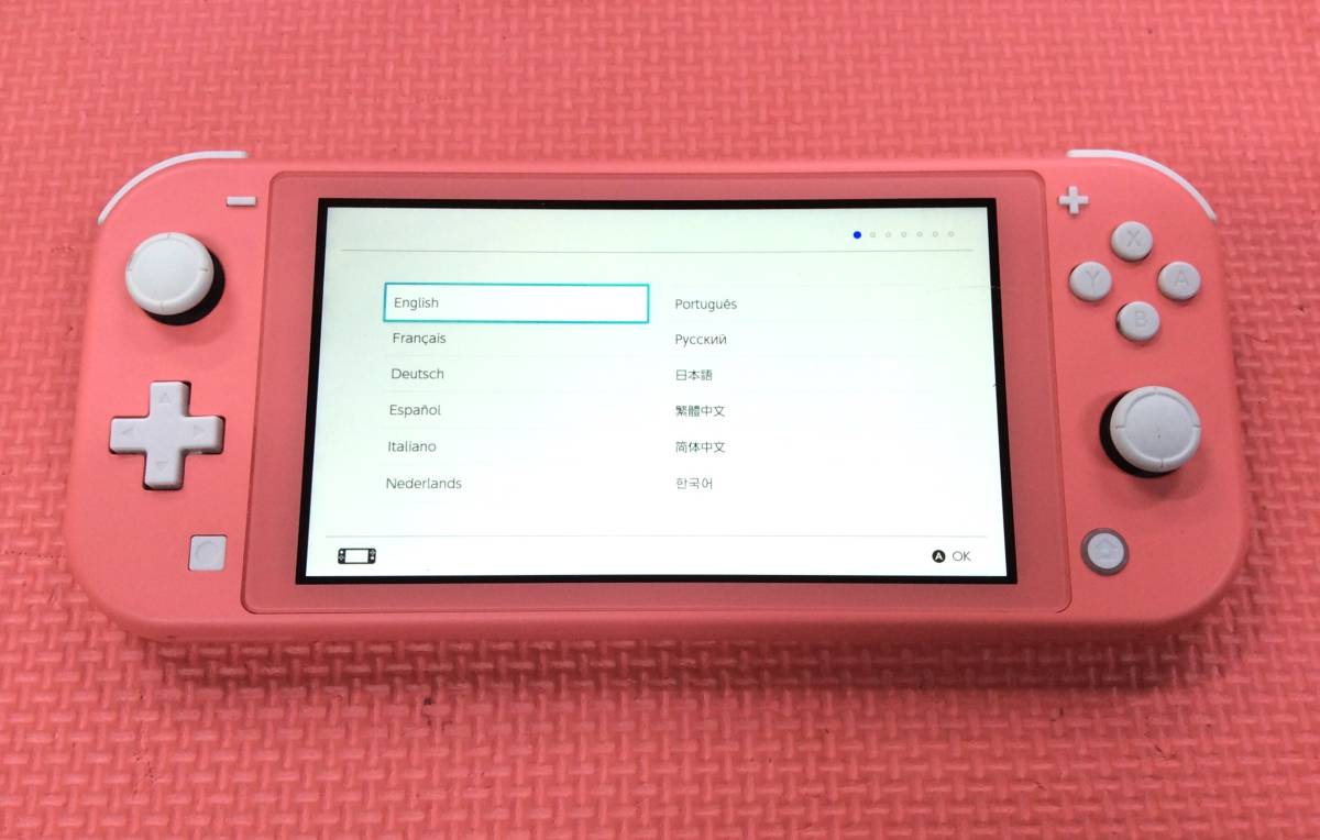 GM3102/60/0】故障品☆ジャンク☆Nintendo Switch Lite☆ピンク