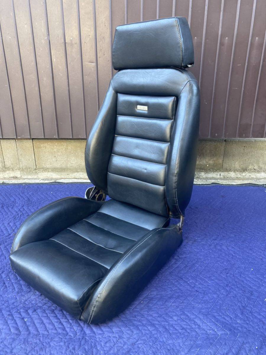 one 7 six ジャケット　レジカジ JJC 当時物 セミバケットシート 革 レザー 検レカロ RECARO LX LS
