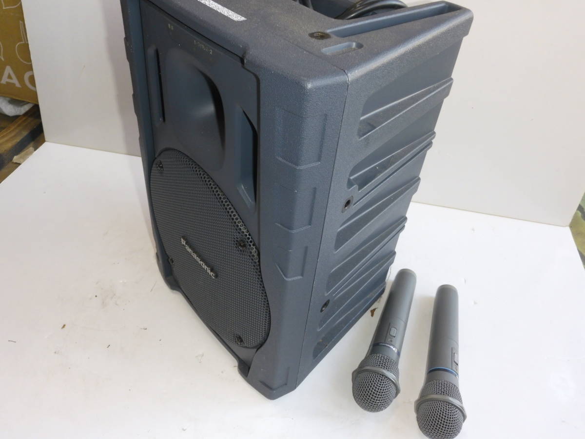 Panasonic ワイヤレス内臓スピーカー WS-X77 ワイヤレスマイクWX-4100B