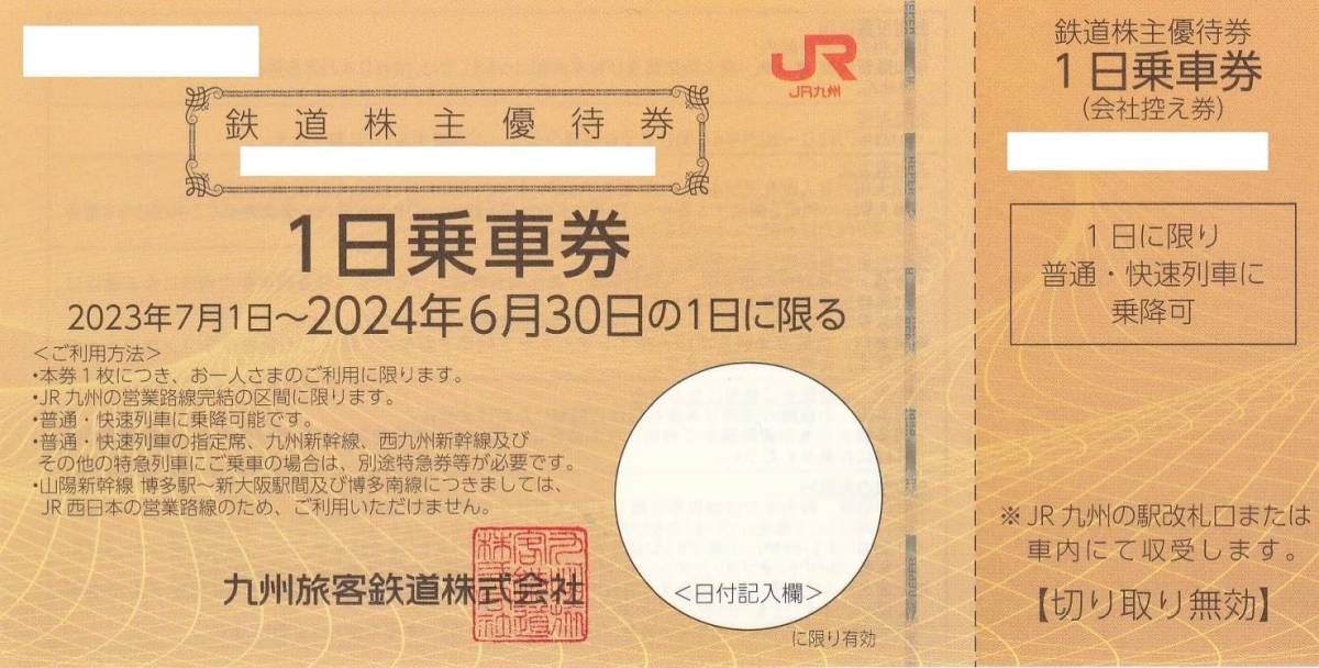 JR九州 株主優待券 公式通販 鉄道株主優待券 4枚 JR九州 九州旅客