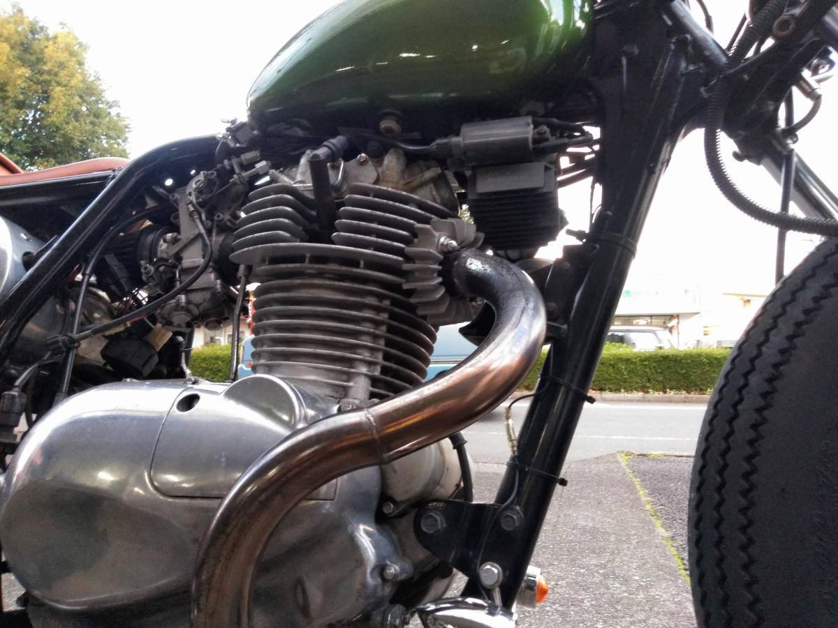 エストレヤ TR250 ビッグフィンフランジ 貴重品 エキゾーストフランジ