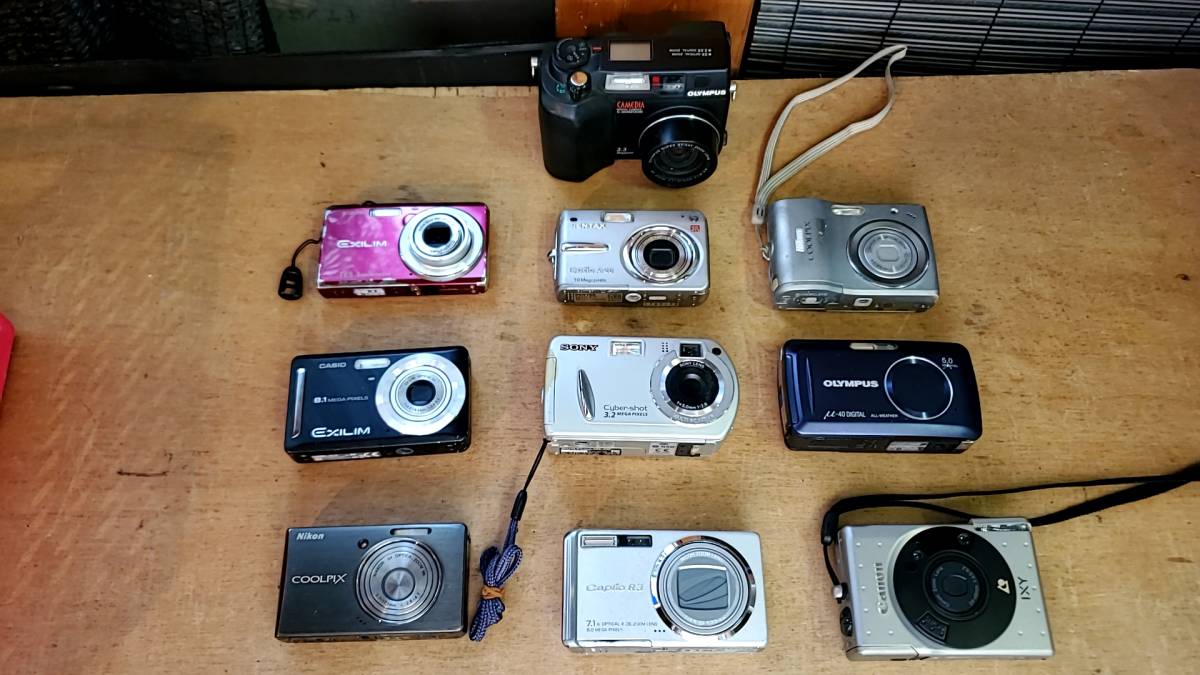 まとめ10台 デジタルカメラ CASIO・OLYMPUS・Canon・RICOHなど 【公式