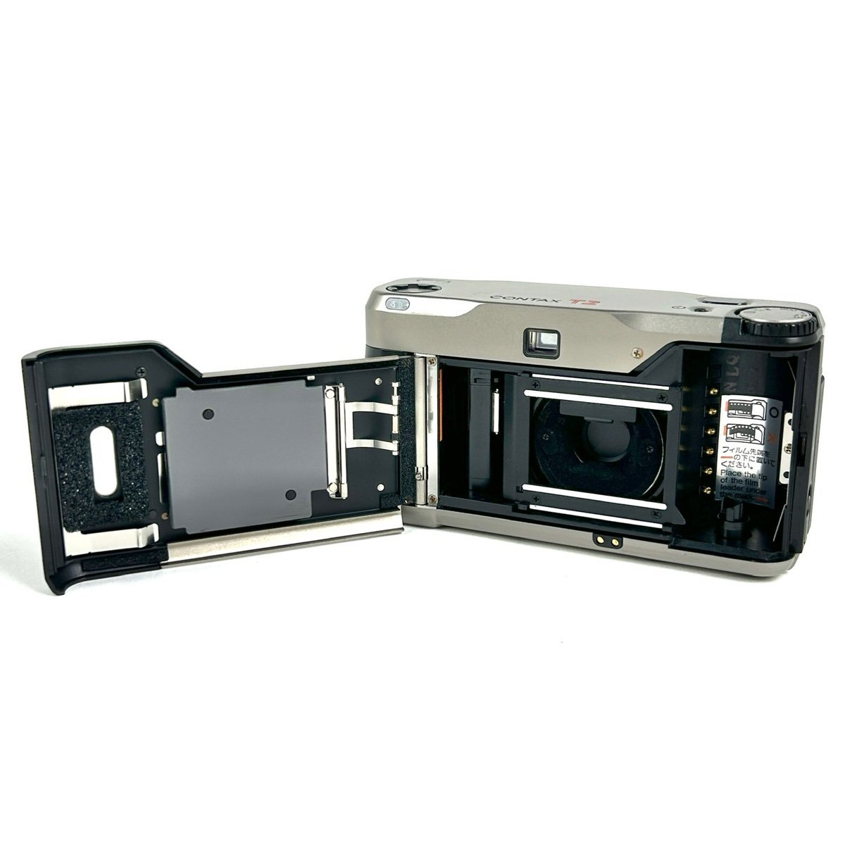 ★美品★ CONTAX T2 チタンシルバー フィルムカメラ #1827 コンタックス CONTAX T2 チタンシルバー フィルム コンパクトカメラ
