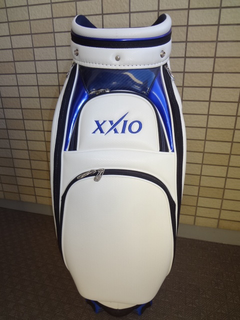 ゼクシオ XXIO ツアーモデル キャディバッグ ホワイト ブルー XXIO