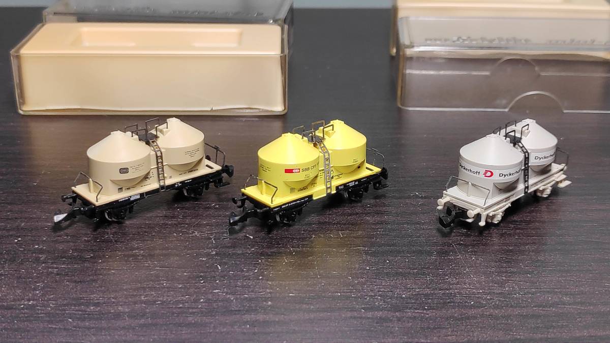 メルクリン ミニクラブ ヨーロッパ型 貨車 7両セット Zゲージ