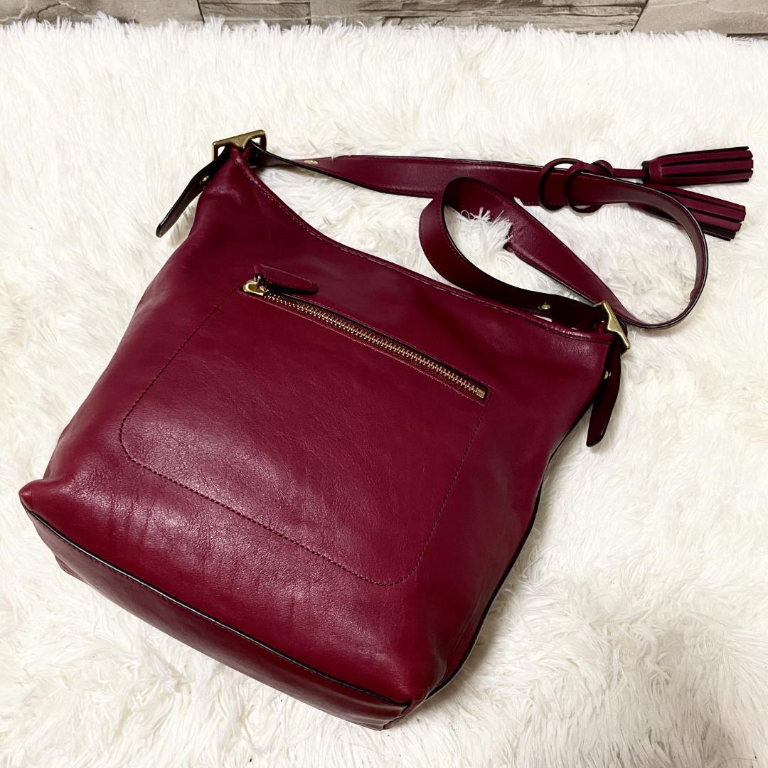 コーチ レザー レガシー ショルダーバッグ 赤 COACH 19889 【公式通販】