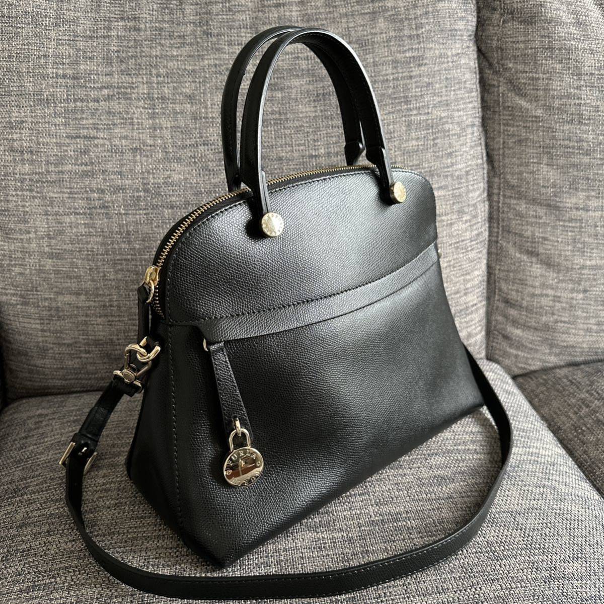 ショルダーバッグ フルラ 2way FURLA ブラック パイパー ハンドバッグ 